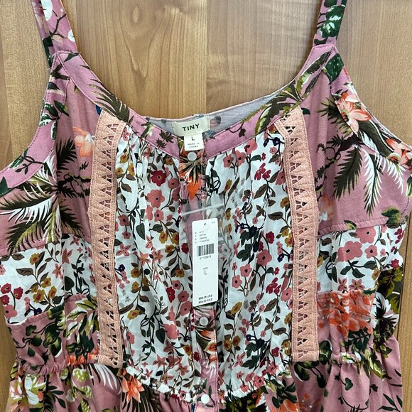 Tiny for Anthropologie Tops - *NEVER WORN* Floral Print tank - Size L - by Tiny for Anthropologie